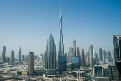 Dubai downtown, skyline of Dubai