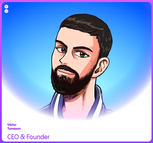 Founder avatar on official site