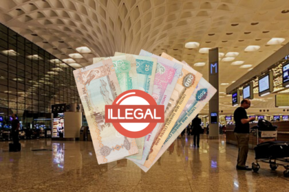 Indian passenger unauthorized Dirhams