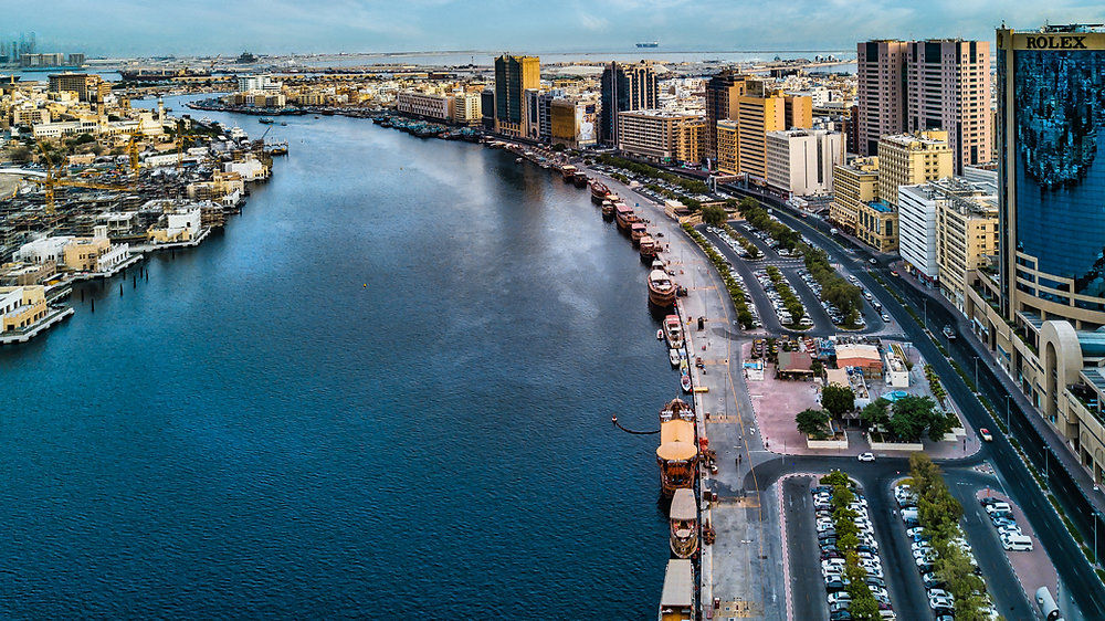 Explore Dubai: Dubai creek, traditionally known as the Abra.